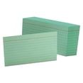 thumbnail image 2 of Ruled Index Cards, 3 X 5, Green, 100/pack | Bundle of 5 Packs, 2 of 7