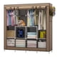 thumbnail image 1 of Closet Ropero Armable Grande Guardaropa Organizador Zapatera Color Marrón, 1 of 5