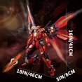 thumbnail image 2 of Juego de Construccion Robot Mecha Rojo M38 B1152 Guerrero Articulado 511 Piezas, 2 of 5