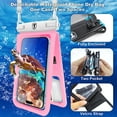 thumbnail image 4 of Tiflook Double Space Detachable Waterproof Phone Case [2-Pack] IPX8 Pouch Lanyard Dry Bag for iPhone 14/13/12/11 Pro Max/Pro/Xr/Xs/SE/8 Plus, Galaxy S23/S22/S21/S20/Note 20/10/S10/A14/A13 5G up to 7", 4 of 7