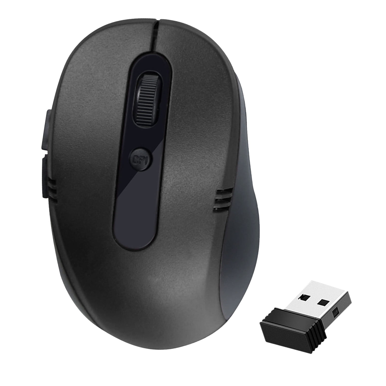 EFC4 2.4GHz 6D 1600DPI USB Wireless Optical Mouse For Laptops Desktop PC Black, 