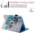 thumbnail image 5 of Allytech Smart Case for iPad Mini 6th Gen 2021(8.3 inch), iPad Mini 6 Case with Pen Holder, Slim Multi-Angle Viewing Stand Auto Sleep Wake Card Slots Protective Case for iPad Mini 6, Music Dog, 5 of 7