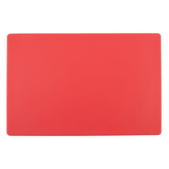 Winco - CBRH-1218 - 12 in x 18 in x 3/4 in Red Cutting Board