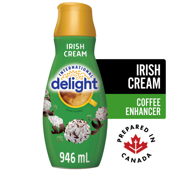 International Delight Irish Creme Coffee Creamer, 946 mL, 946ml Coffee Whitener