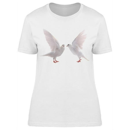 Free Flying Dove T-Shirt Women -Image by Shutterstock Female Large