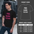 thumbnail image 4 of Greenyef Graphics I Paused My Game to Be Here Gamer Gift Funny Tee Men's T-Shirt Style-12 (Black & Pink, Large), 4 of 6