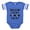 Royal Blue, variant on CafePress - Lucky Bowling Shirt - Cute Infant Baby Football Bodysuit