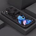 thumbnail image 3 of Disney-funda de teléfono Stitch The Baby, carcasa negra para Apple iPhone 15 Pro Max 12 Mini 13 SE 8 Plus 14 11 Pro XR 7 XS X, 3 of 5