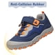 thumbnail image 3 of Zapatillas de senderismo Mishansha para niño y niña, azul y naranja, talla 1, 3 of 7