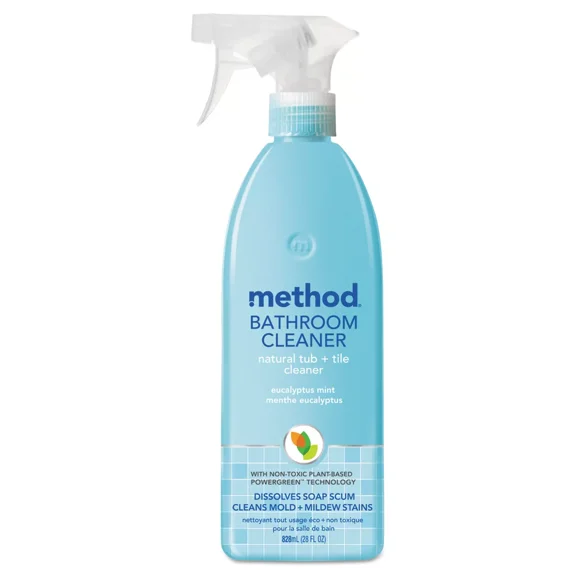 New Method Tub & Tile Bathroom Eucalyptus Mint 28 oz Bottle 00008