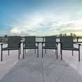 thumbnail image 4 of Four Seasons Courtyard Norwalk Outdoor Patio Arm Chair Set, 4 Pack, 4 of 10