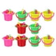 thumbnail image 2 of 40pcs/10 sets Beach Sand Bucket Interesante Beach Beach Bucket Mini Bucket juguete, 2 of 5