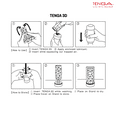 thumbnail image 4 of TENGA 3D Module Sculpted Reusable Male Masturbator/Stroker w/Case & Drying Stand, 4 of 4