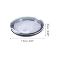 thumbnail image 2 of Unique Bargains 1 Set Convenient Round Eyelash Storage Case Silver Tone Acrylic, 2 of 6