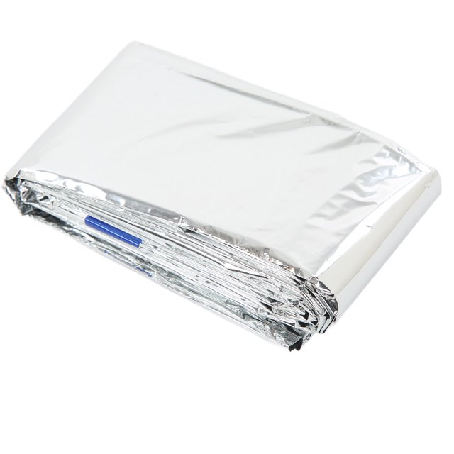 Couverture d'Urgence, Imperméable à l'Eau Légère pour Animaux de Compagnie Aluminisée Couverture de Survie Pliable Réutilisable pour l'Argent Extérieur, Orange