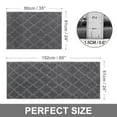 thumbnail image 3 of FloorHug Kitchen Rugs and Mats 2 PCS, 24"x35"+24"x60", Absorbent and Stain-Resistant Kitchen Mats Non-Slip, Kitchen Runners Machine Washable, Rugs for Kitchen, Laundry Room, Entrance, Dark Grey, 3 of 9