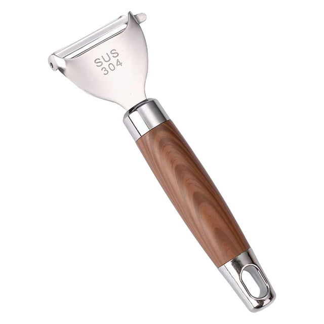 Peeler Tool 304 Stainless Steel Vegetable Peeler Set with Rose Wood Handle for Kitchen Efficiency and