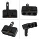 thumbnail image 3 of Adaptador divisor de toma de corriente para encendedor de cigarrillos de coche de 12V-24V, voltímetro de cargador USB Dual 3.1A, 3 of 5