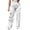 White, variant on Summer Pants for Women Pants Women Business Casual Womens Work Stretchy Compression Dress Ladies Plaid Work Casual Straight Leg for Hiking plus Workout Fall Jumpsuits Blue XL