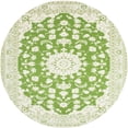 thumbnail image 1 of Ahgly Company Indoor Round Traditional Gold Medallion Area Rugs, 3' Round, 1 of 6