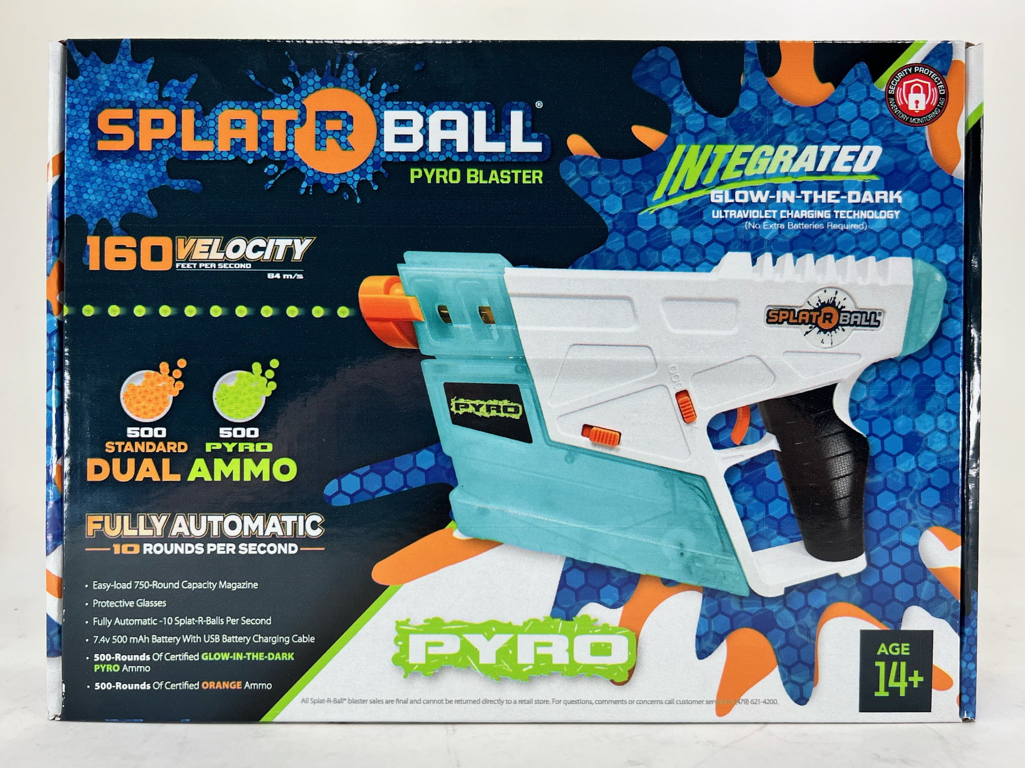 Splat-R-Ball SRB750 Pyro Blaster Kit with 750 Mag, Glow Ammo