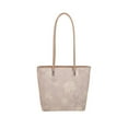 thumbnail image 2 of PU Leather Handbag - Women's Square Top Handle Bag Minimalist Shoulder Purse Detachable Chain Strap Evening Clutch Gift Packaging(Khaki), 2 of 6