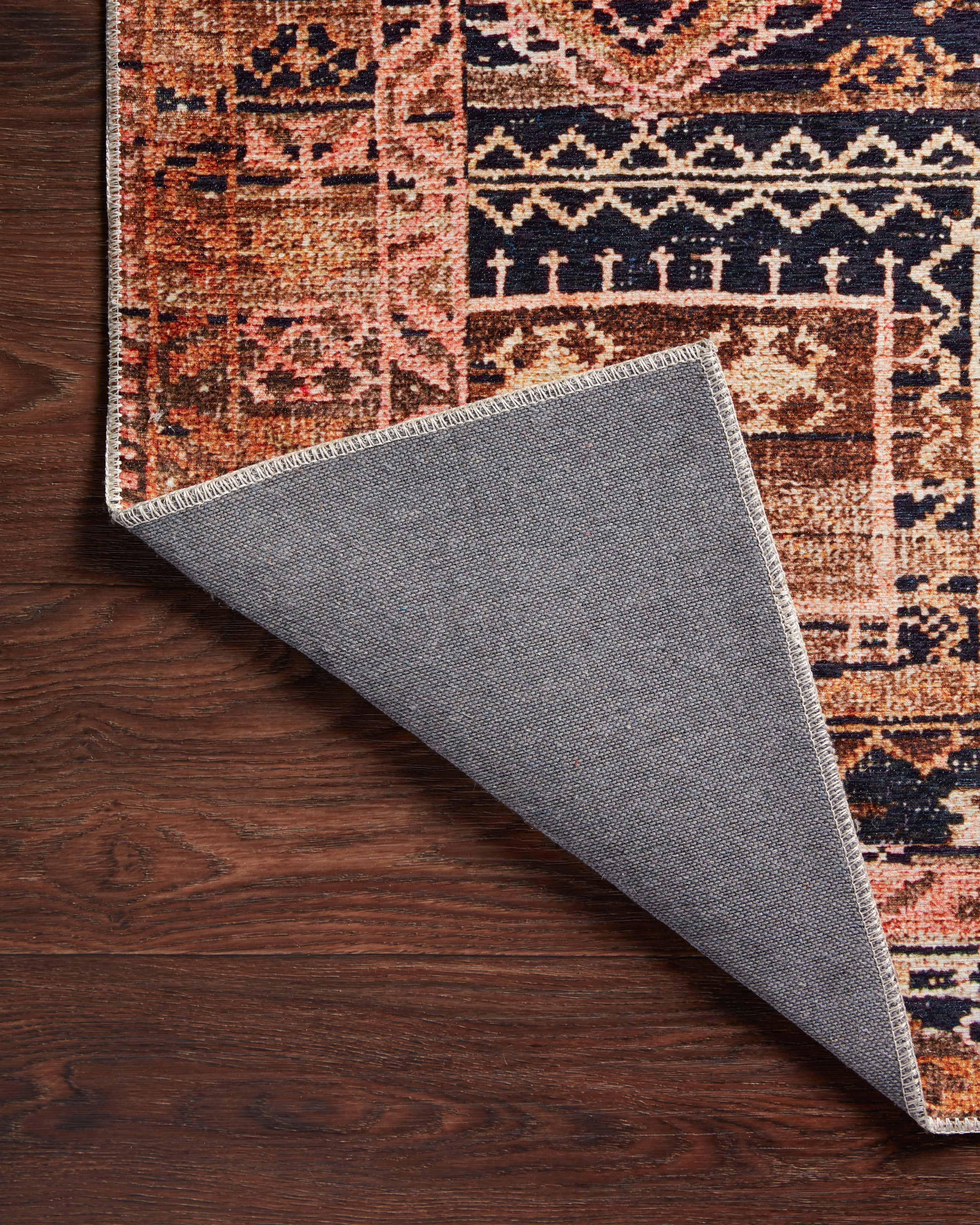 Loloi Layla LAY-14 Printed Mocha / Blush Area rug 3'-6" x 5'-6"