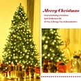 thumbnail image 5 of Costway 7.5Ft Pre-Lit Hinged PVC Christmas Tree 400 LED Lights, 5 of 11