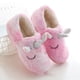 thumbnail image 3 of 1 par de pantuflas de unicornio, encantadoras pantuflas de felpa, cálidas y de invierno para mujer (rosa), 3 of 5
