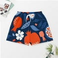 thumbnail image 3 of PRIYAL Grenades Fleur Bleue Pyjama Femme Ensemble Short Deux Pièces Manches Courtes, 3 of 6