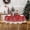 Rouge, variante sur Nappe Ronde 60 Pouces - Couverture de Table Feuilles Colorées Nappe Botanique Colorée Réutilisable pour Cuisine Fête Maison Ferme