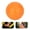 Orange, variant on BESTSKY Massage Ball,2.36in Foot Massage Ball,Sweatproof Therapy Ball,Orange