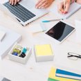 thumbnail image 6 of 2-Pack Pure Silicone Sticky Note Holder Set - Durable, Non-Slip White Desk Organizer for Home & Office, 6 of 7