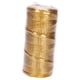 thumbnail image 3 of Cordel de poliéster para envolver regalos con purpurina, accesorio decorativo profesional Oro, 3 of 9