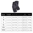 thumbnail image 3 of Knee Sleeves, Knee Support for Knee Pain, Knee Brace with Side Stabilizers, Knee Compression Sleeves Men, 2 Pack Adjustable Non-Slip Knitted Knee Braces, 11 Inch Standard Length,, 3 of 6
