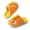 Orange, variant on Boys Girls Shark Slippers Toddler Cute Plush Winter House Shoes Kids Bedroom Fuzzy Slides 4-12Y