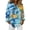 Blue_#07, variant on Sewkxo Womans Hawaii Shirts Floral Printed Long Sleeve Lapel Collar Button Down Tropical Beach Blouse Big and Tall Baggy Fit Party Holiday Tee Shirt,White 3XL
