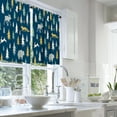 thumbnail image 2 of LALILO Kitchen Curtains and Valances Set of 3 36" Forests Window Treatment Tiers for Window Decor, 2 of 5