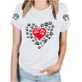 thumbnail image 1 of Tops Y Blusas de las Mujeres Estampadas Cuello Redondo Manga Corta, Poliéster Casual Top para Diario, Fiesta Y Todas las Estaciones, 1 of 9