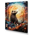 thumbnail image 2 of Designart "Imaginary Beaver Woodland" Animals Beaver Wall Decor, 2 of 7
