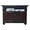 Antique Black, variant on American Heartland 16145EC Poplar Deluxe TV Stand with 1 Fixed Wood Half Shelf, European Cherry