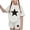 White, variant on Cethrio Girls Summer Outfit Sets, Graphic Casual Crew Neck Short Sleeve Kids' 2 Piece Sets Hot Pink Size 10-12