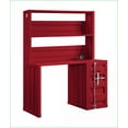 thumbnail image 4 of Desks Industrial Writing Desk with Hutch | 60"H x 47"W x 24"D | Red Iron, 4 of 5