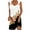 Black, variant on ICHUANYI Summer Sundress for Women Fashion Causal Loose Tshirt Dresses Floral Print Swing Beach Dress
