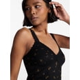 thumbnail image 4 of No Boundaries Mesh Lace Triangle Tank Top, Women's XXS-XXL, 4 of 5