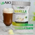 thumbnail image 2 of AKI  Vanilla Powder (10.58OZ /300Gr) Extract From Beans Water Extracted powdered For Baking, Cooking Flavoring, Smoothie, Delicious Powedered Vanila in Coffee, No Gmo Alcohol Free, 2 of 7