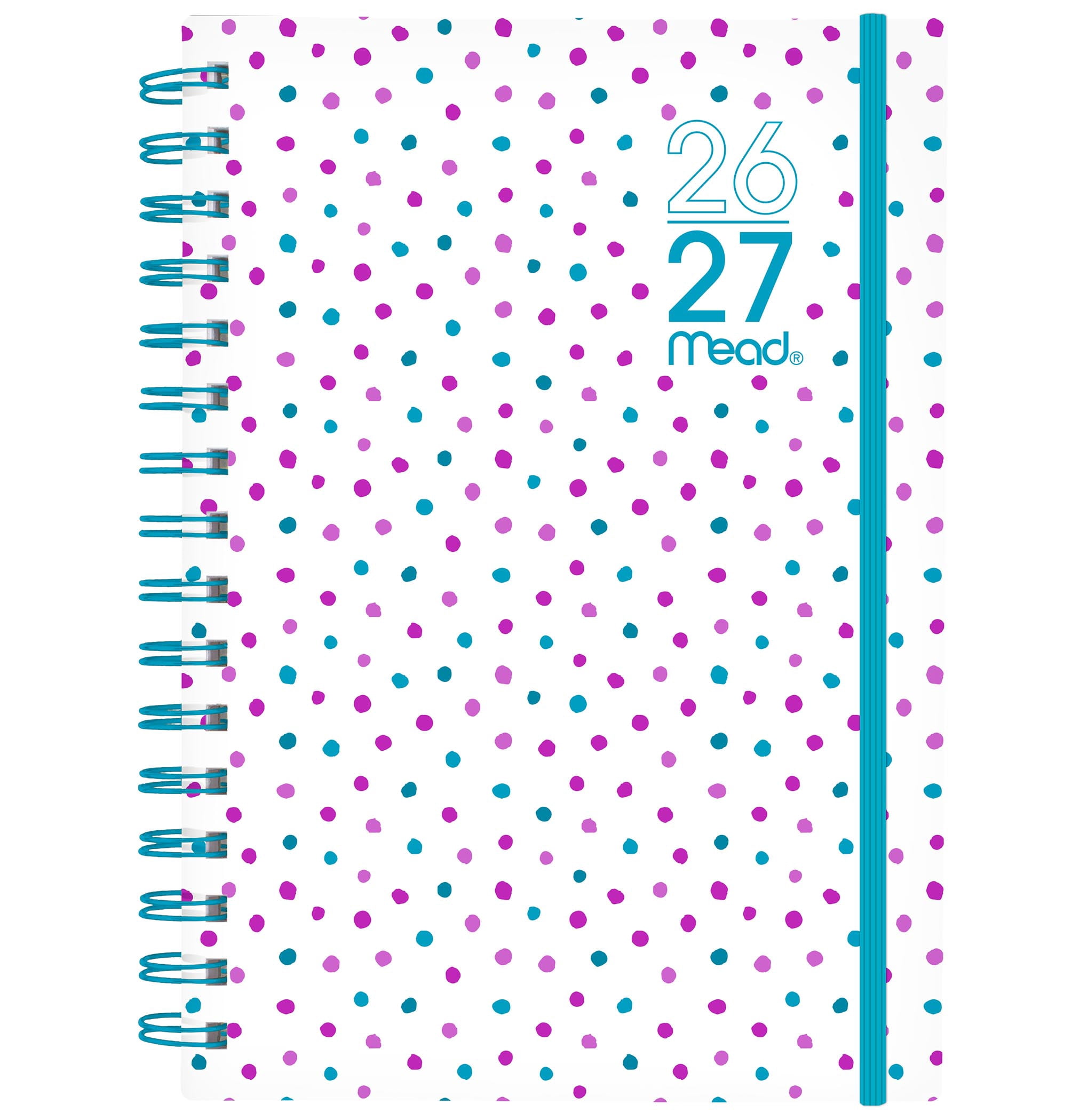 2026-2027 Mead Color Pop Dot Small Weekly and Monthly Academic Year Planner