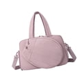 thumbnail image 3 of Bolsa de tenis para gimnasio con correa para el hombro y la mano, impermeable, para viajes, para mujeres y hombres. Rosa, 3 of 9
