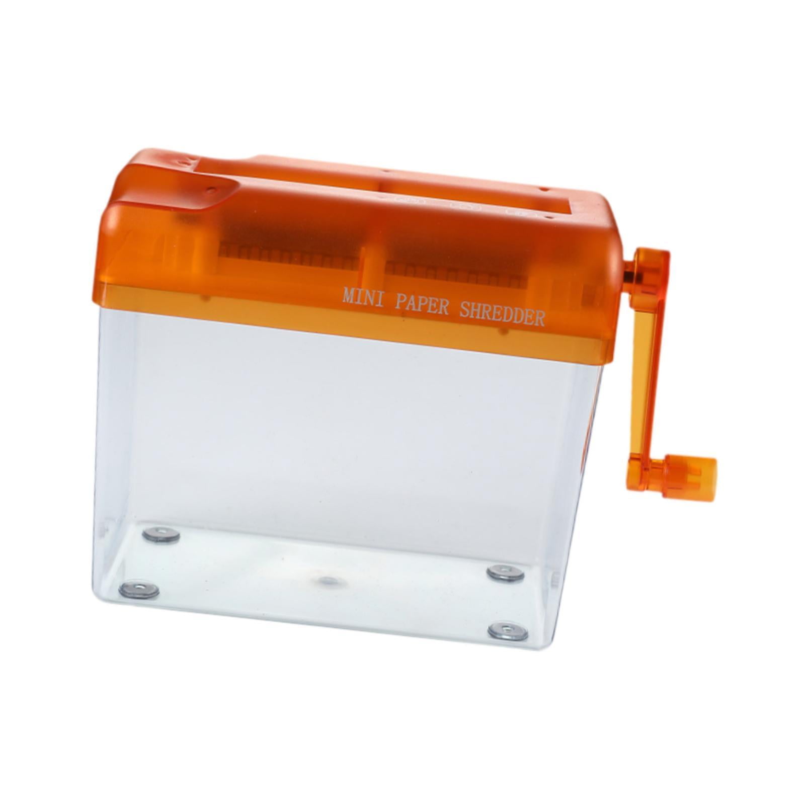 Wisewang Portable Hand Crank Paper Shredder Easy And Efficient Shredding Of Various Paper Types Receipts And Documents School