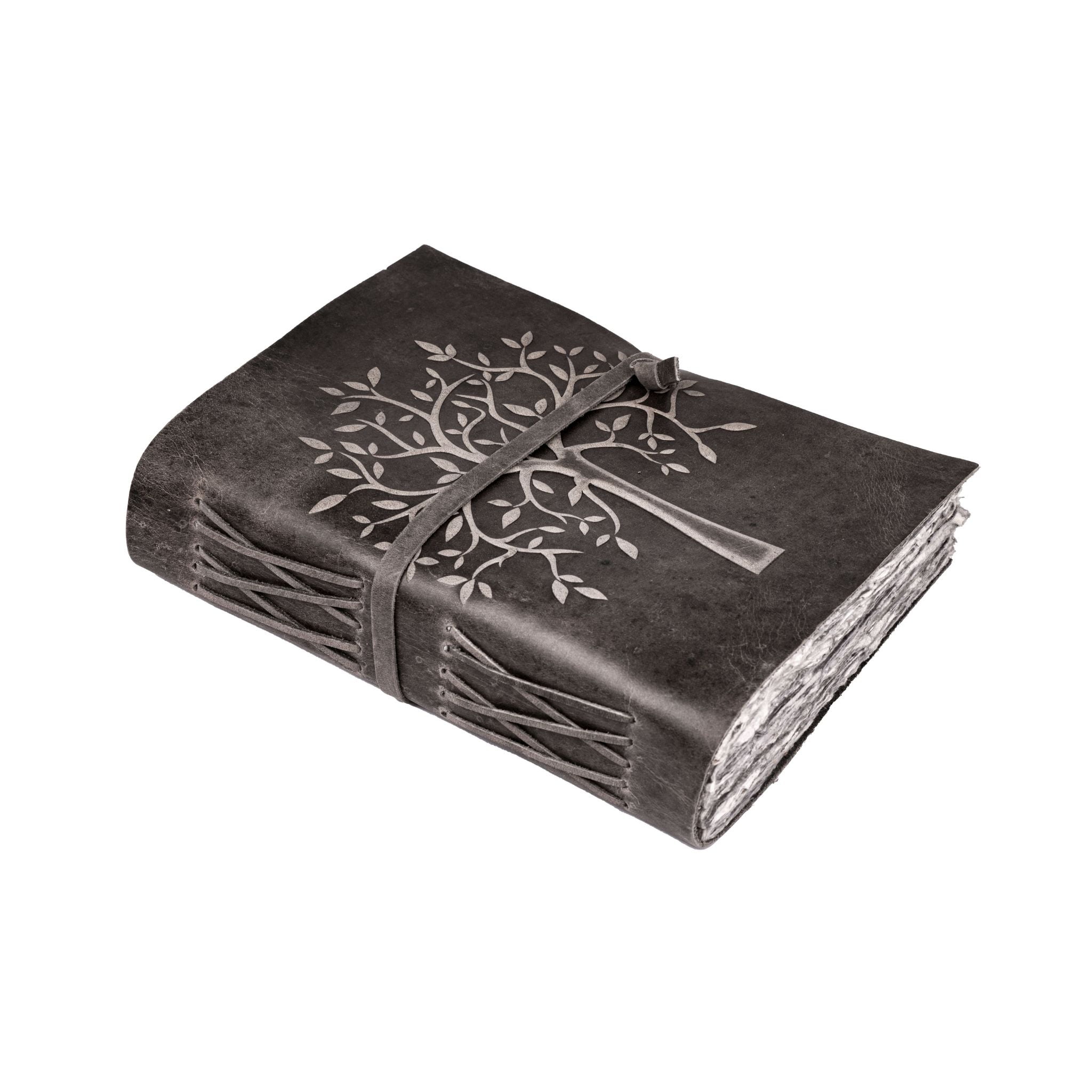 Vintage Leather Journal Tree of Life Leather Bound Journal Antique